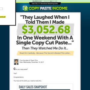 COPY PASTE INCOME!